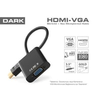 DARK DK-HD-AHDMIXVGA4 0.15metre HDMI-VGA (D) Görüntü Adaptörü Siyah 1080p