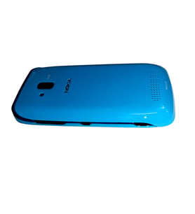 Nokia 610 Full Kasa Kapak Tuş Takımı N610 Uyumlu Mavi Renk Orta Kasa Ön Kapak Arka Kapak