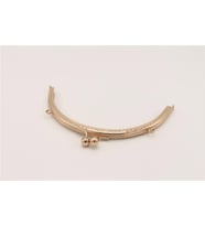 Çanta Klips Oval - 16 cm Altın