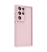 Galaxy S25 Ultra Kılıf Kamera Korumalı Ananas Silikon Kapak (Pembe)