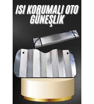 Araba Ön Cam Güneşliği Katlanabilir Oto Güneşlik Tüm Araç Modellerine Uygun