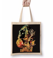Banda Led Zeppelin Bez Çanta Uzun Saplı