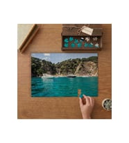Deniz - Tekne- Doğa - Dağ Tasarımı 240 parça Ahşap Puzzle Ahşap Kutuda MP07934