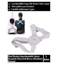 Özel Model Duruş Bozukluğu Düzeltme Korsesi Titreşim Uyarı Sensörlü Şarjlı Uzun Ömürlü