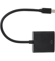 TAPLİN Mini DisplayPort - VGA Dönüştürücü PC Bilgisayar Için Taşınabilir Siyah TK-143