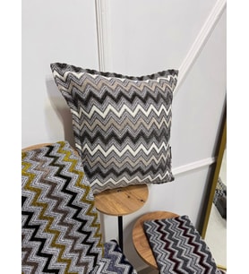 NİVEMESHOME SÜTLÜ KAHVE GRİ ELYAF DOLGULU KIRLENT KILIFI 45X45