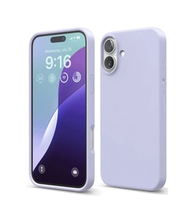 iPhone 16 Plus Kılıf Nano içi Kadife Silikon - Lila