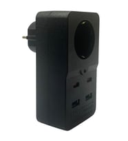 Isıya Dayanıklı Termal Akım Korumalı 1 Priz Girişli 2 USB Girişli 2 TYPE-C Girişli Pirz (Beyaz)