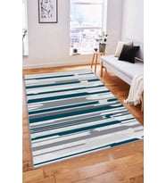 Zümrüt Spor Kaymaz Tabanlı Makinede Yıkanabilir Halı FH02 - 100 x 160 cm