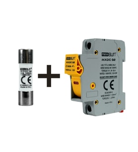 Mexxsun 20A 1000V DC Sigorta + Sigorta Yuvası