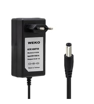 Weko 14.4 Volt - 1 Amper 5.5*2.5 Uçlu Plastik Işıklı Kasa Priz Tip Adaptör
