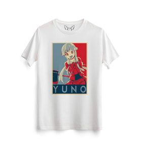 Mirai Nikki Baskılı Çocuk Beyaz Tshirt