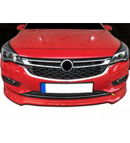 Opel Astra Uyumlu K Hatchback Krom Ön Tampon Alt Çıtası 1 Parça 2015-2019 Sensörlü