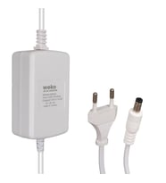 Weko Tottolet Uyumlu 1200 12 Volt 3.2 Amper 5.5 2.5 Uçlu Yerli Üretim Plastik Kasa Beyaz Masaüstü Adaptör Şarj Cihazı Aleti