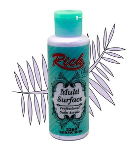 Rich Multi Surface Her Yüzey İçin Akrilik Boya 120 cc. 2260 BEBEK MOR 