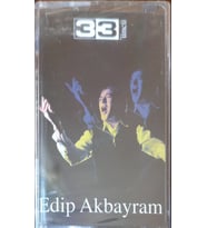 (Plak Değildir KASET tir) Edip Akbayram 33.Üncü  Açılmamış Jelatininde Kaset