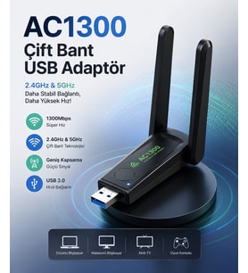 Kesintisiz İnternet Deneyimi Sunan USB 3.0 Kablosuz Ağ Adaptörü