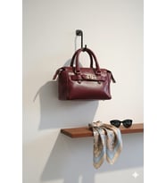 Kadın Rugan El Ve Çapraz Çanta 25*16 cm (Bordo Rugan)
