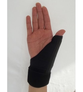 MORSA CYBERG® Metal Destekli Başparmak Ateli (Siyah)