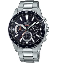 CASIO EDIFICE EFV-570D-1AVUDF ÇELİK ERKEK KOL SAATİ (Siyah)