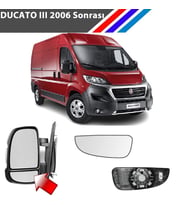 Ducato - Boxer - Jumper 2006 Sonrası Yan Ayna Camı Alt Mekanik - Sağ