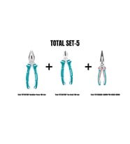 Total Set-5 (Kombine Pense 180 mm+Yan Keski 180 mm+160MM PRO KARGA BURUN)