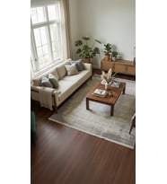 BAHAR Serisi Krem Gri Yumuşak Geçişli Modern Desenli Halı BT370