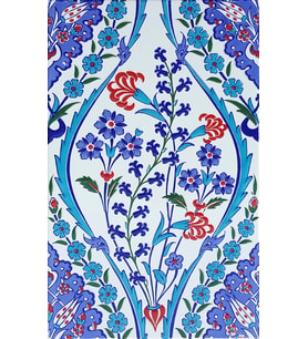 Armada Çini 25x40 Cm SP 418 Göbekli Kütahya İznik Çini Seramik Karo