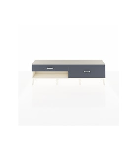 Arges TV Ünitesi 2 Çekmeceli  176x30x51 Aytaşı-Aytaşı/Antrasit