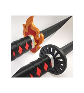 TANJIRO'S KATANA FROM DEMON SLAYER HAREKETLİ AÇILIR KAPANIR KATANA (1 METRE)