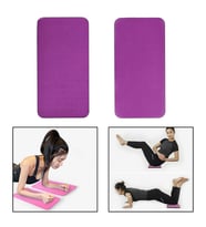 Yoga Diz Dirsek Destek Yastığı Kaymaz Mat 6 mm Mor