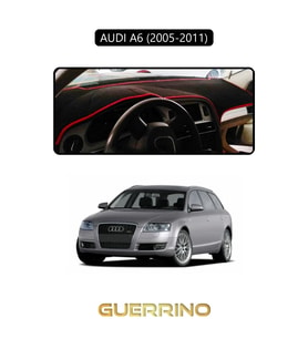 AUDI A6 (2005-2011) TORPİDO KORUMA HALISI SİYAH KENAR