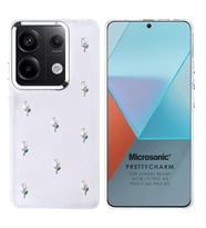 Microsonic Xiaomi Poco M6 Pro 4G Kılıf PrettyCharm Tulip (Yeşil)