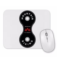 Mountain Bike  Elo Corrente  Branca Mouse Pad
