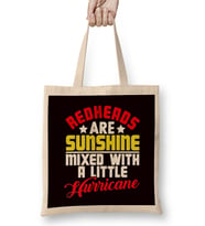 Redheads Sunshine Hurricane Ginger Red Orange Head Irish Bez Çanta Uzun Saplı