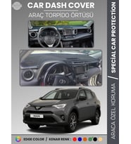 TOYOTA RAV4 XA40 (2013-2018) Torpido Örtüsü Panel Halısı Torpido Koruma Tam Uyum UV Koruma Kaymaz
