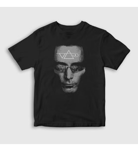 Presmono Unisex Çocuk Siyah Gitarist Hediye Steve Vai T-Shirt 548638tt