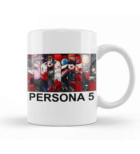 Persona 5 Striker All Character Kupa Bardak Porselen