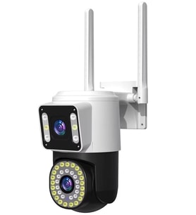 4Mp Yoosee Çift Lens Ip Kamera - Wıfı Açık Otomatik İzleme, Su Geçirmez Kablosuz Güvenlik Ev Kamera