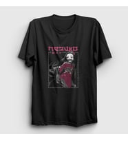 Presmono Unisex Siyah Nezuko Kamado V2 Anime Demon Slayer Kimetsu No Yaiba T-Shirt 308157tt