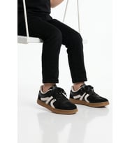 Cool Beyaz Cırtlı Bağcıklı Unisex Çocuk Spor Ayakkabı Berry F