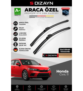 Honda Civic 11 Ön Cam Silecek Seti 2021 Üzeri Premium Araca Özel 60-48 Cm A+ Kalite