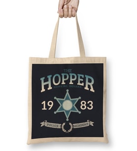 Jim Hopper Stranger Things Hopper Police Academy Bez Çanta Uzun Saplı