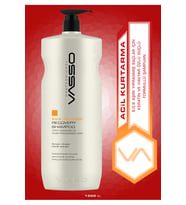 VASSO WOMEN Aşırı Yıpranmış Saçlar Için Keratinli Ve Havyar Ekstraklı Acil Kurtarma Bakım Şampuanı 1500 ml 8699216346723
