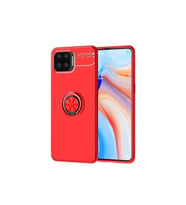 Oppo Reno A73 Uyumlu Kılıf Zore Ravel Silikon Kapak (Kırmızı)
