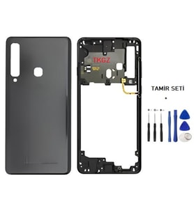 Samsung Galaxy A9 - SM-A920F FULL Kasa Arka Kapak Takım SİYAH - TAMİR SETİ