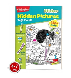 Sticker Hidden Pictures Doğa Puzzle 2'li Set