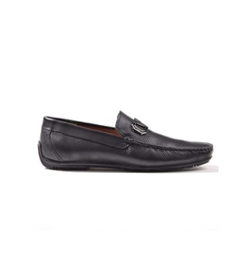 Marcomen 19389 Erkek Deri Loafer Ayakkabı (Siyah)