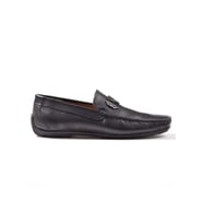 Marcomen 19389 Erkek Deri Loafer Ayakkabı (Siyah)