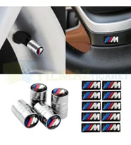 Bmw M Sibop Kapağı Metal Torpido Jant Direksiyon Vites Damla Etiket Sticker 4+10 Adet